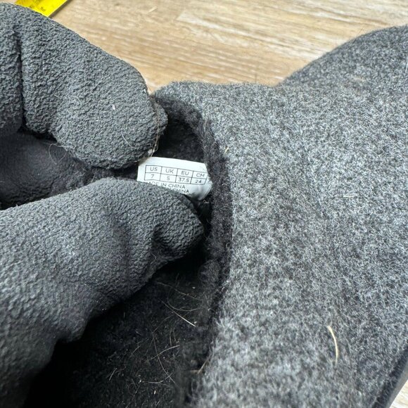 Toms Ezra Gray Fabric Slippers Women's Size 7 - Picture 5 of 6